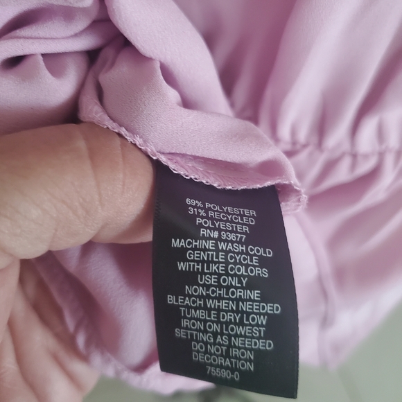 BOLD elements Purple Tunic with Cut Out Tie Front - Picture 8 of 8